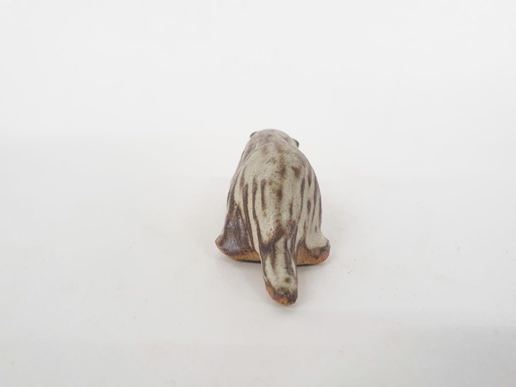 Small Ceramic Skunk Sculpture By Tremar Pottery, United Kingdom photo vintage