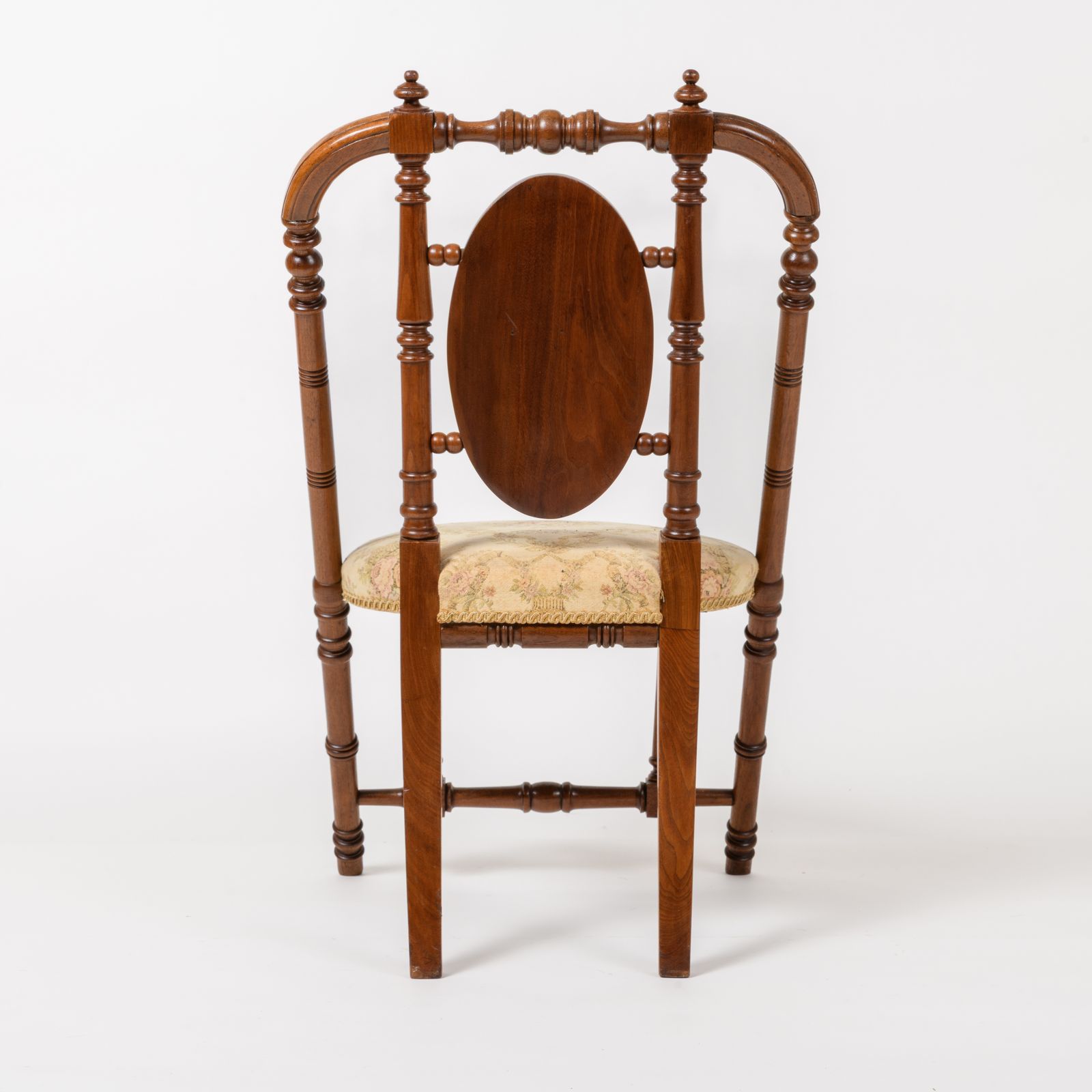 Attributed To George Jakob Hunzinger (1835–1898) American Walnut Aesthetic Movement Side Chair, Late 19th Century photo for sale