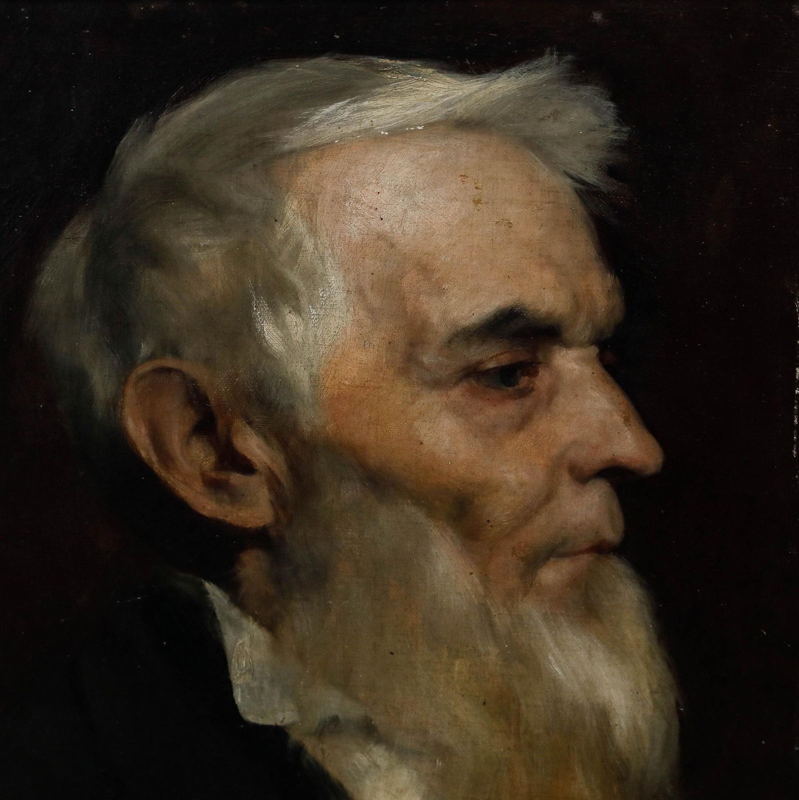 Mader   19th Century Oil, Portrait Of A Gentleman In Profile photo vinterior