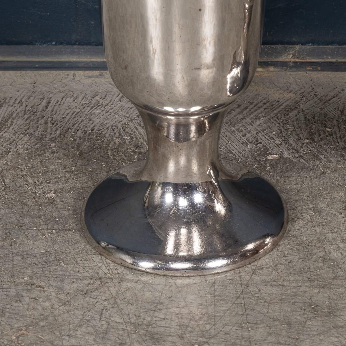 Vintage Tall Silver Plated Wine Coolers, Mid 20th Century, England photo vinterior