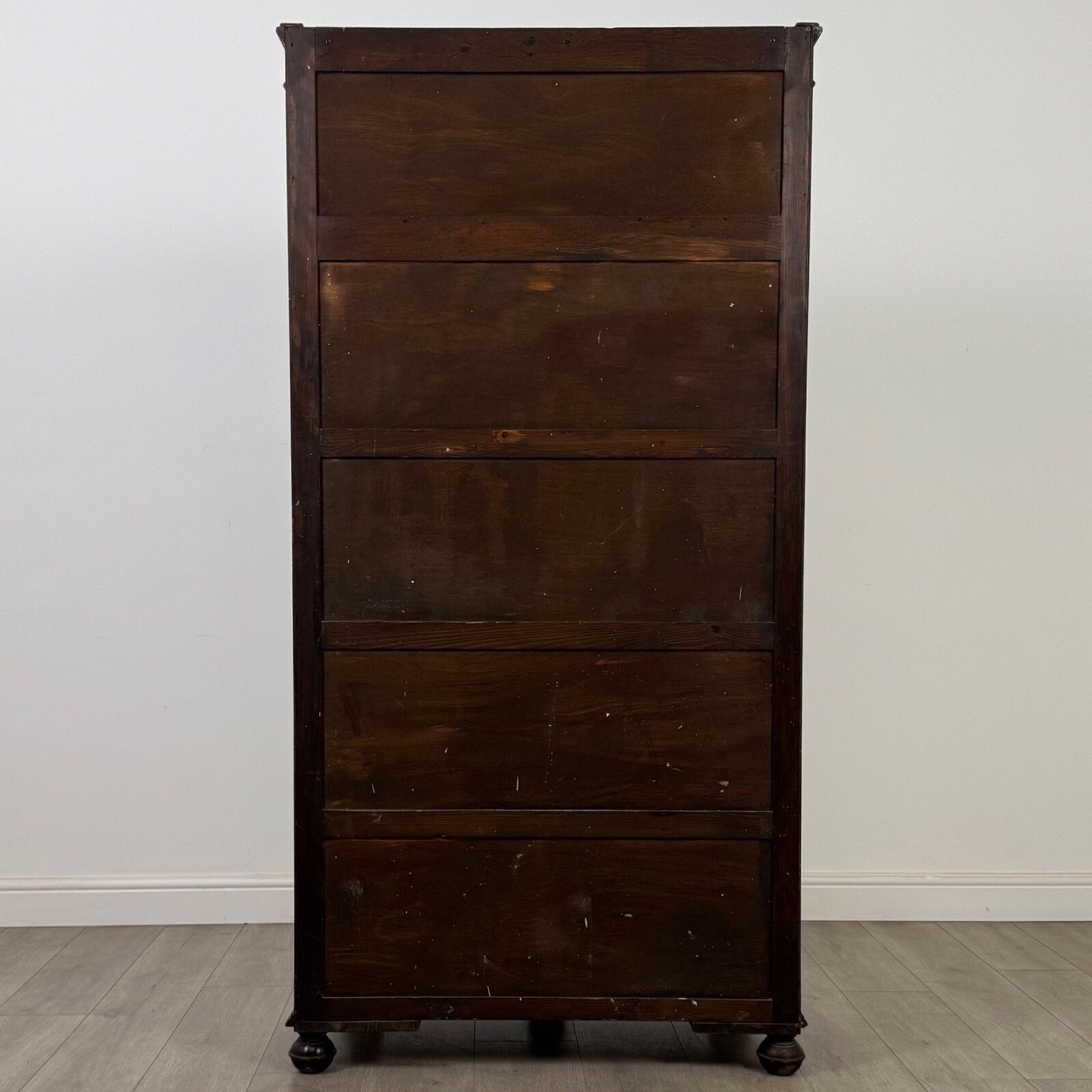 Antique 20th Century Linenfold Wardrobe In Oak ( Af 5404 ) photo vinterior