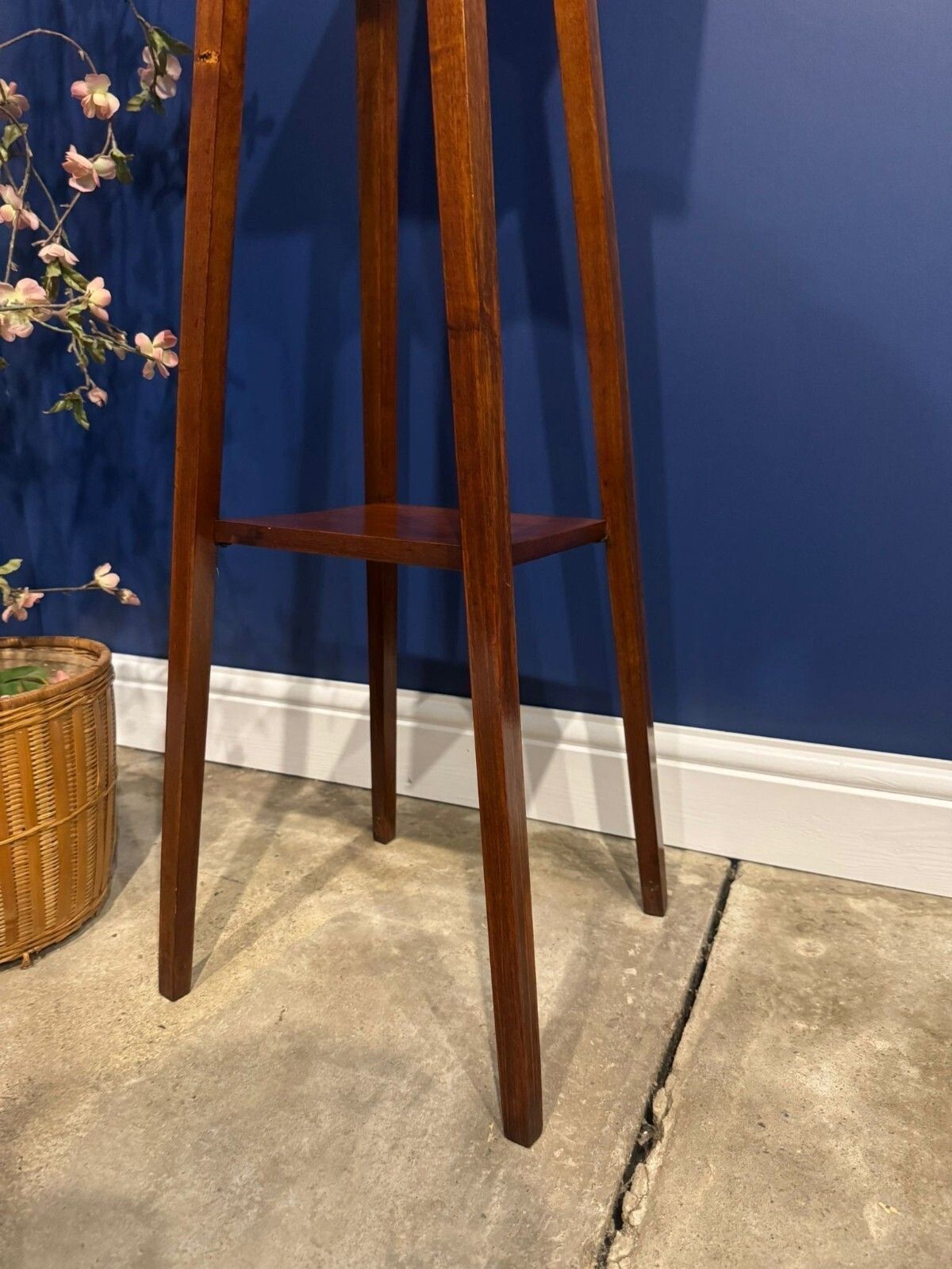 photo furniture Antique Plant Stand Jardiniere English Oak Plant Stand Arts And Crafts Two Tier.