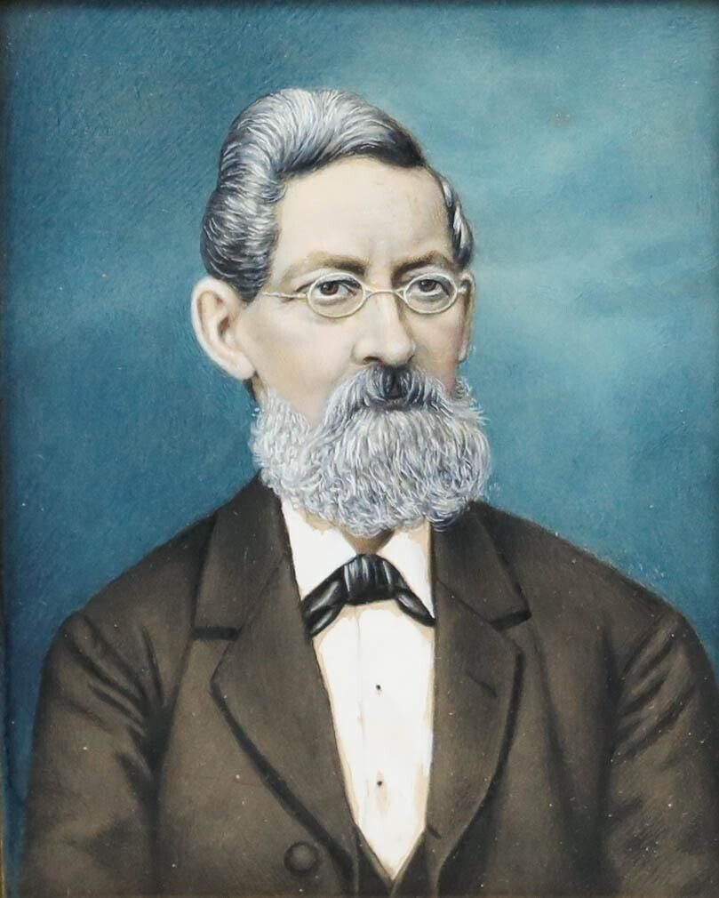 The Franquet Portraits   19th Century Gouache, Portrait Of A Franquet Gentleman photo for sale