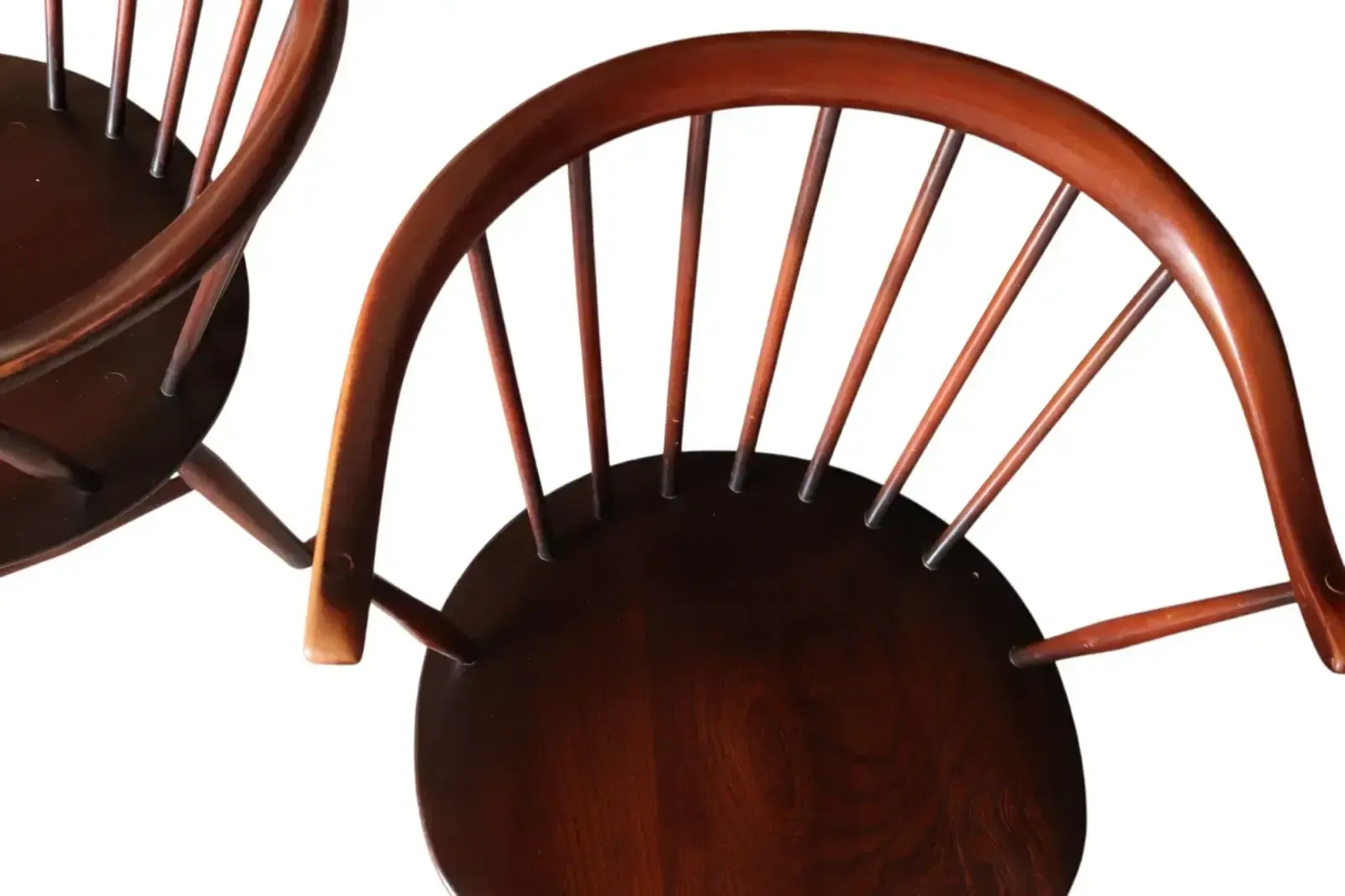 Pair Of Ercol 541 Cowhorn Low Fireside Lounge Chairs / Armchairs photo Furniture