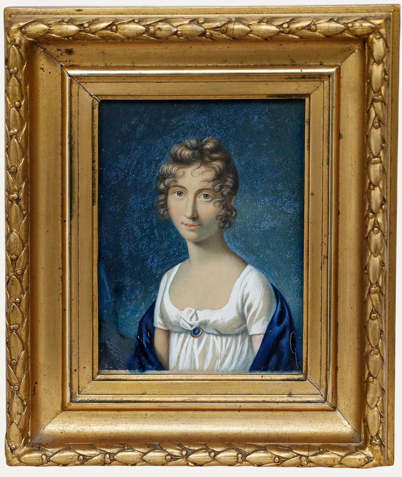 The Franquet Portraits   19th Century Gouache, Sophie Caroline Franquet