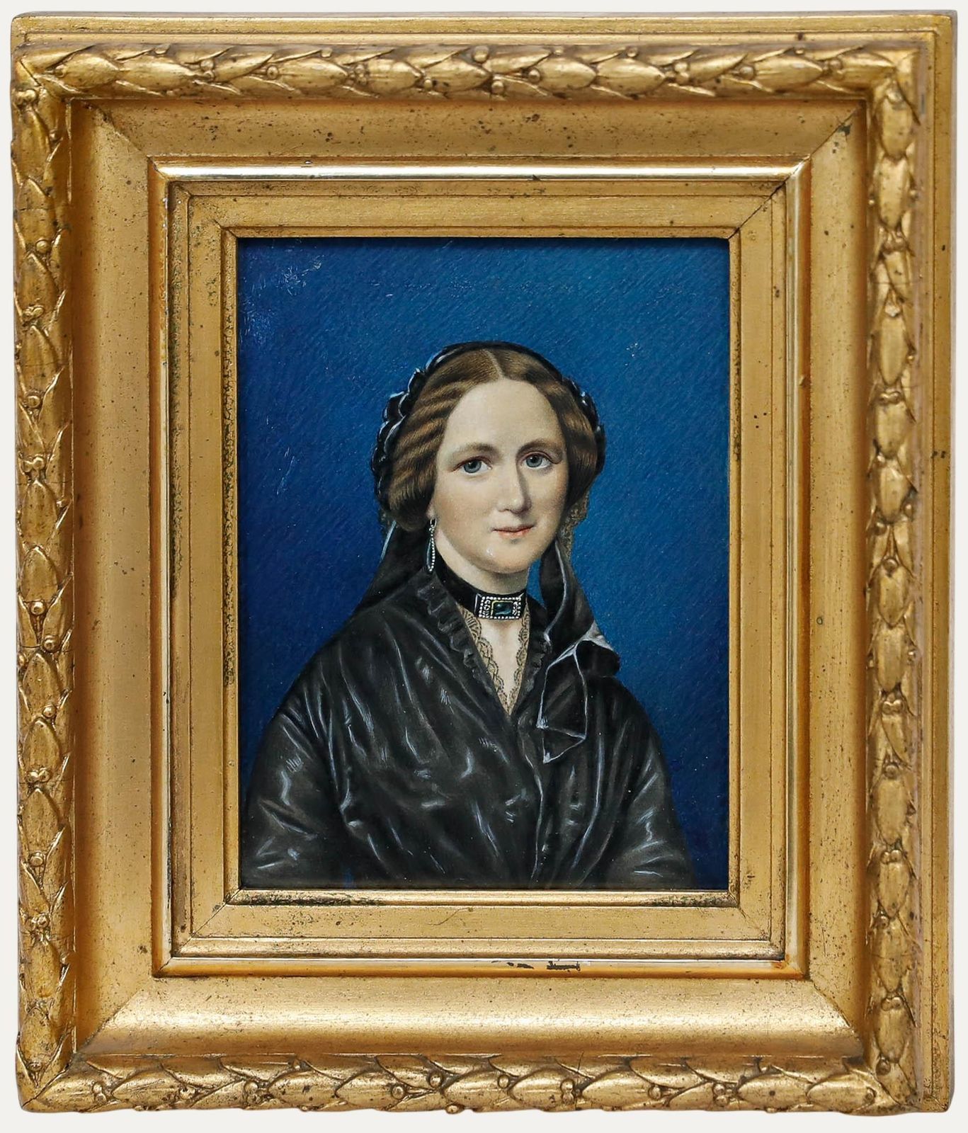 The Franquet Portraits   19th Century Gouache, Heimbertine Franquet