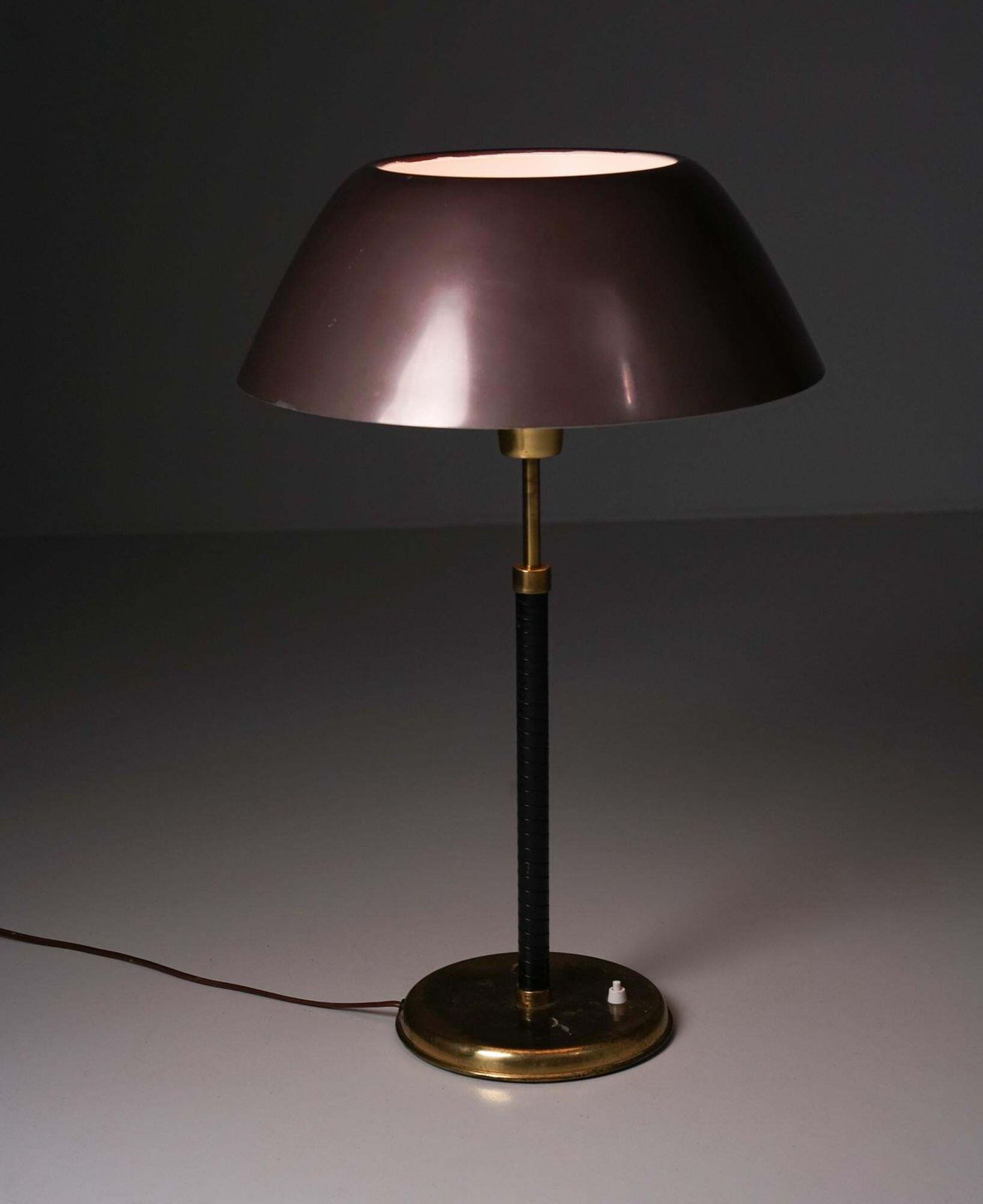 Rare Model Ihanne Table Lamp, Lisa Johansson Pape, Orno Oy, 1950s photo vinterior