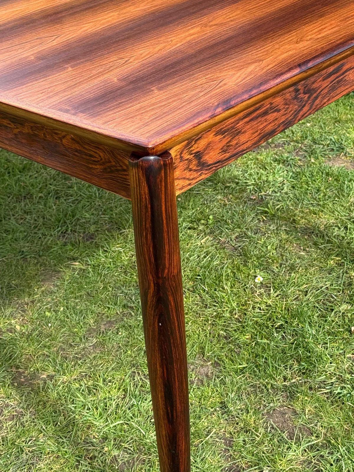 Mid Century Modern Danish Rosewood Dining Table By H. W. Klein For Bramin, 1960s   Pending A10 Certificate photo Furniture