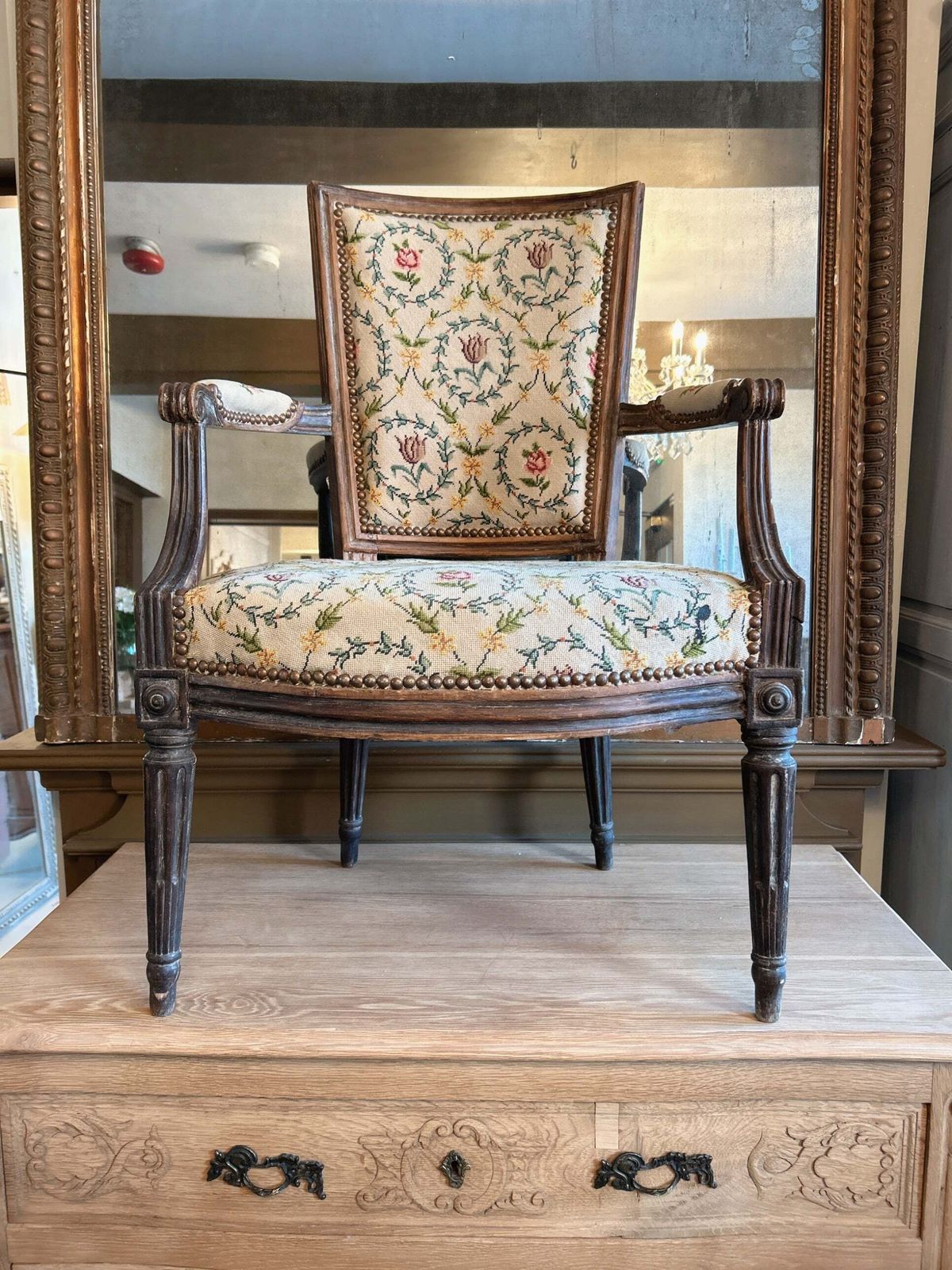 Antique French Armchair, 1800s