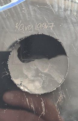 Art Glass Paperweight By Rollin Karg, 1990s photo for sale