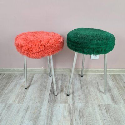 Stools From Veb Elektroinstallation Deutschneudorf, East Germany, 1960s 1970s, Set Of 2 photo Furniture