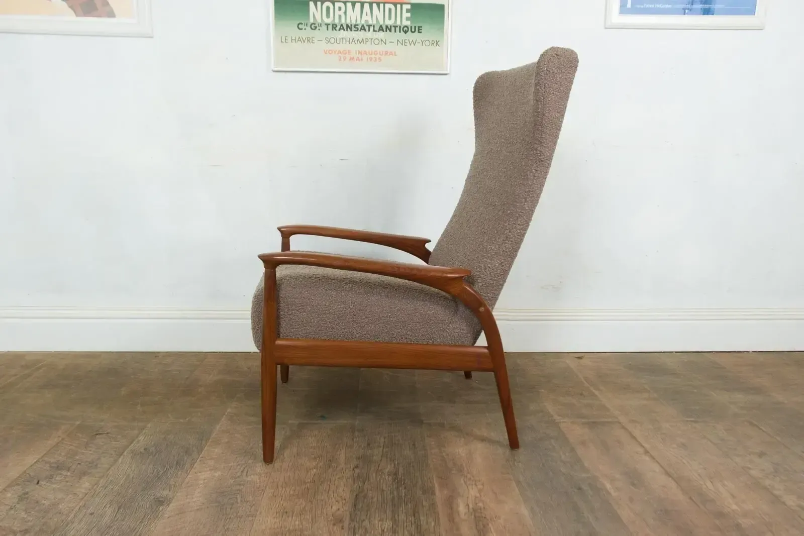 1000.0 Vintage Retro Mid Century Afromosia Arm Chair By Greaves And Thomas photo