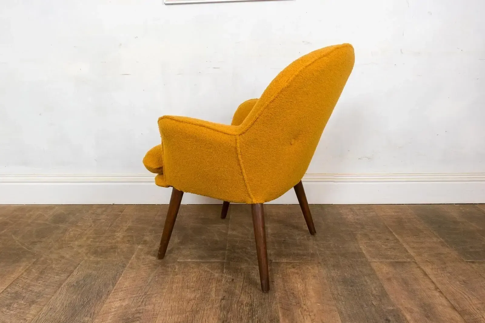Vintage Retro Mid Century Occasional Chair By Toothill   Newly Upholstered photo Furniture