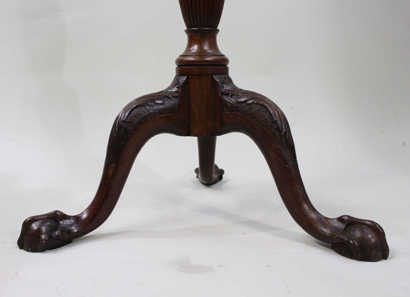 photo for sale Antique Georgian Revival Mahogany Torchère Pedestal Stand