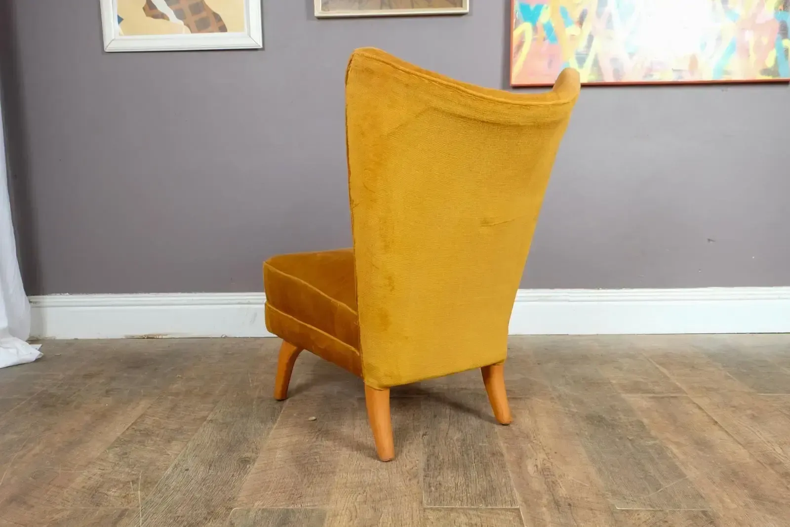 Vintage Howard Keith 'Encore' Cocktail Accent Chair By Hk Furniture photo vinterior