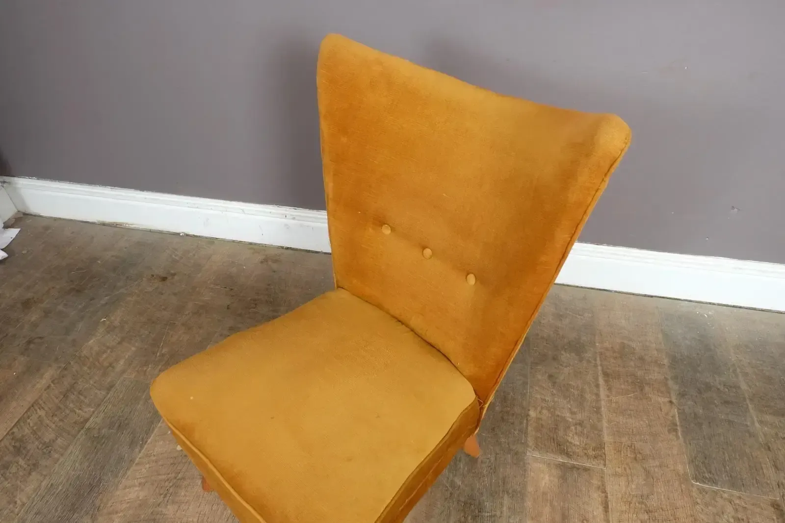 photo for sale Vintage Howard Keith 'Encore' Cocktail Accent Chair By Hk Furniture