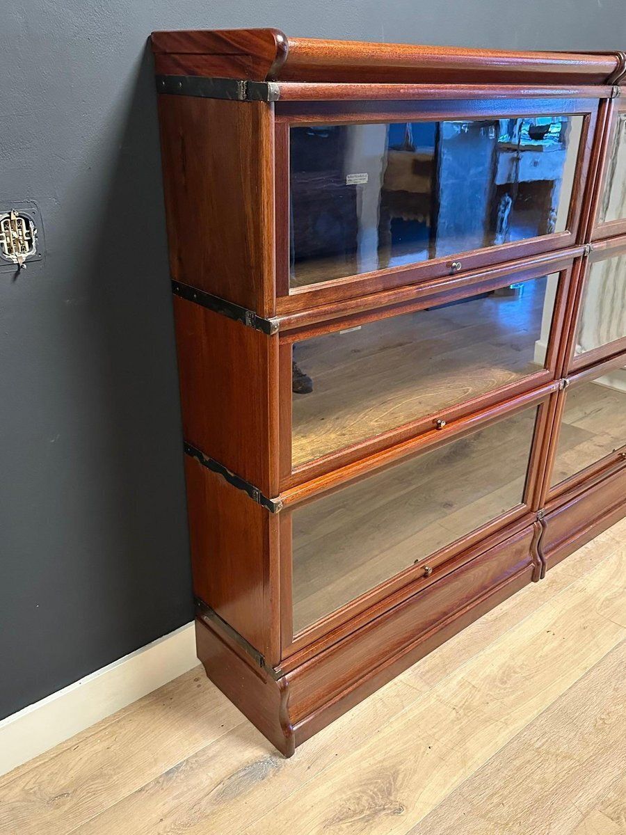 Modular Bookcase From Globe Wernicke, 1890s, Set Of 6 photo vinterior