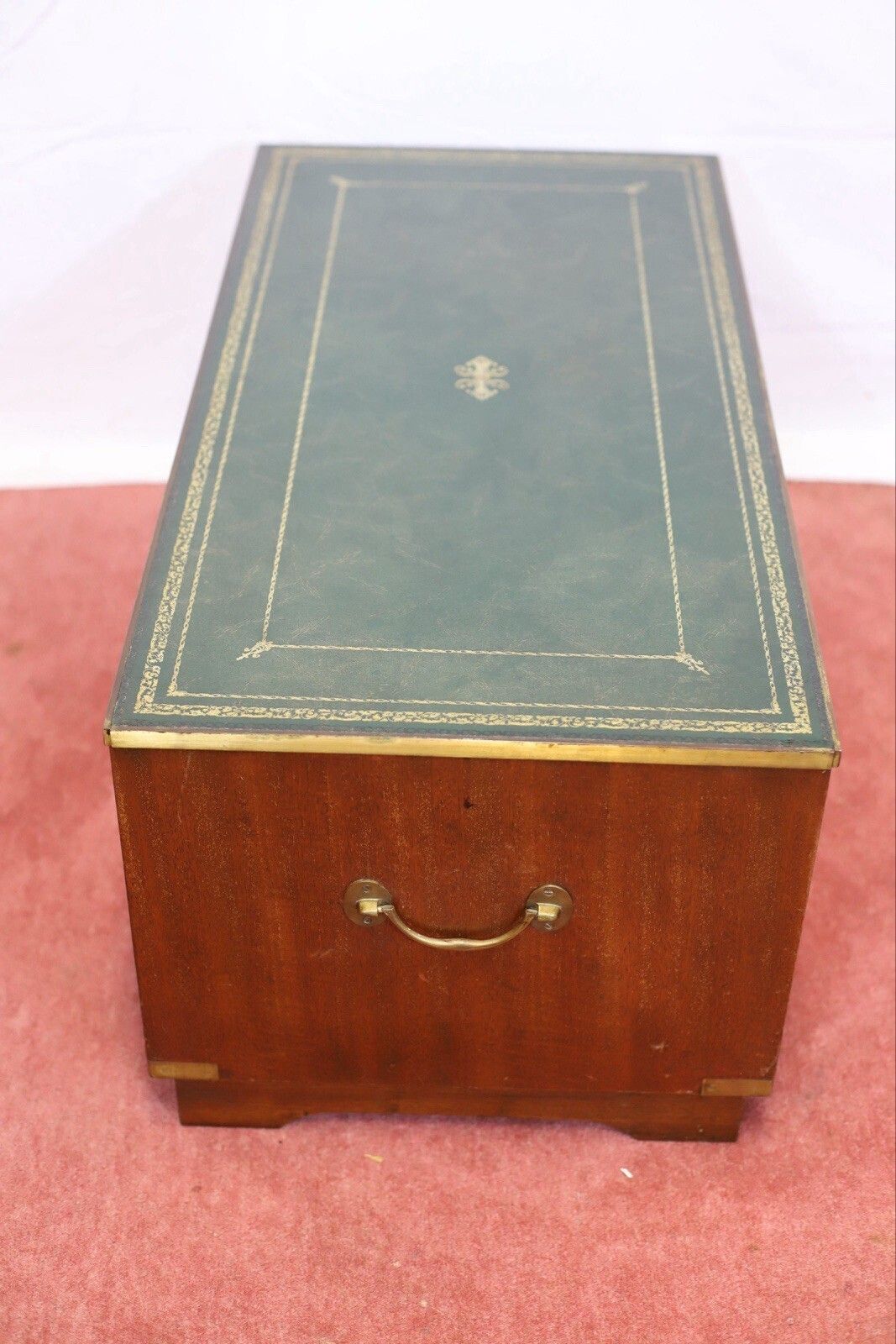 Reprodux Bevan Funnell Lovely Military Campaign Style Chest Of Four Drawers photo buy