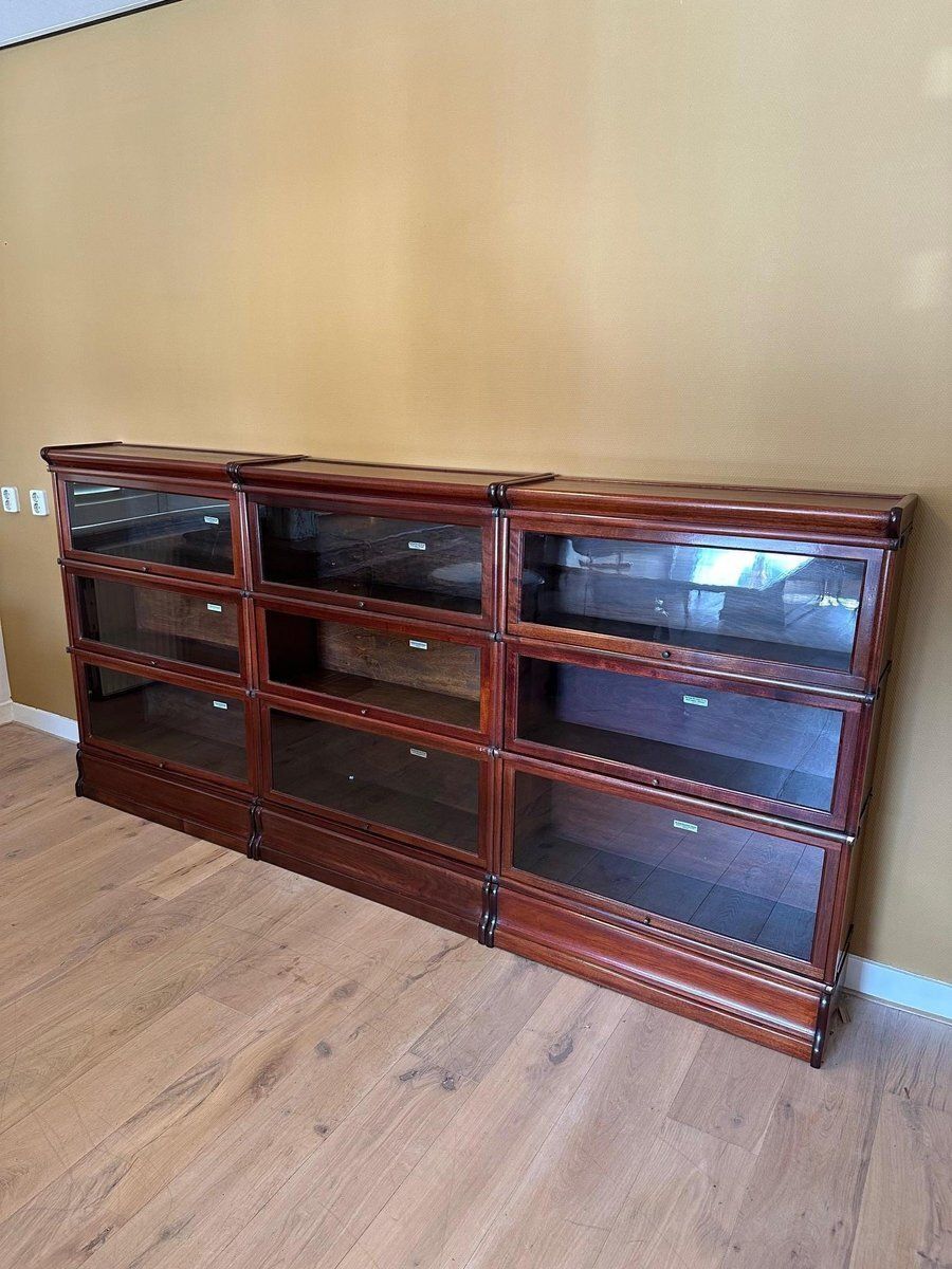 Modular Bookcase From Globe Wernicke, 1890s, Set Of 9 photo furniture