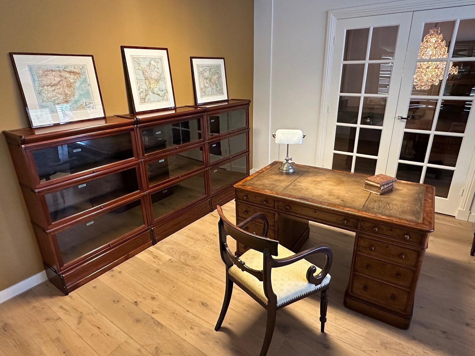 photo vinterior Modular Bookcase From Globe Wernicke, 1890s, Set Of 9