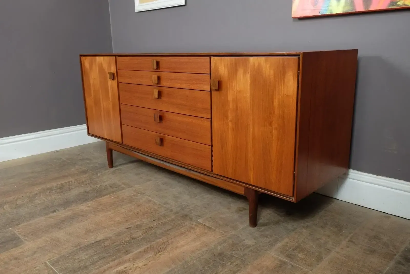 Vintage Retro Mid Century G Plan Kofod Larsen Teak Sideboard   Danish Range photo for sale