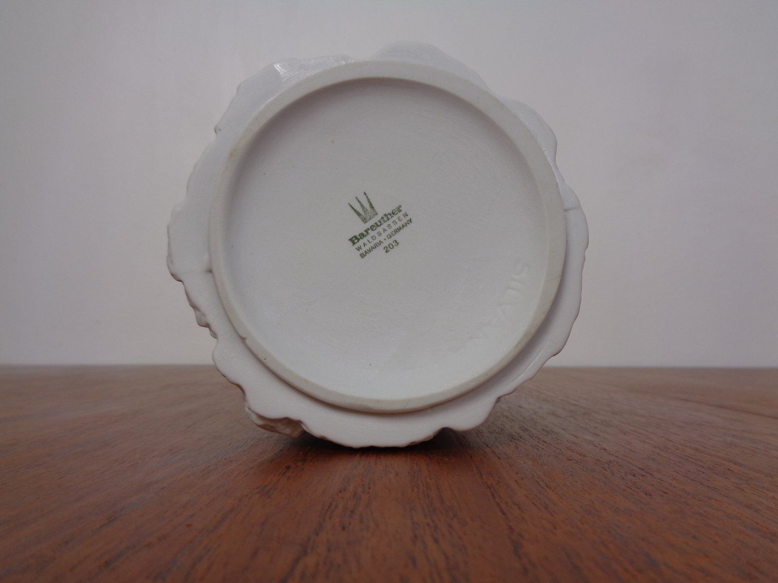 photo vintage Op Art Silvana 4 Porcelain Vase By Bareuther, 1970s