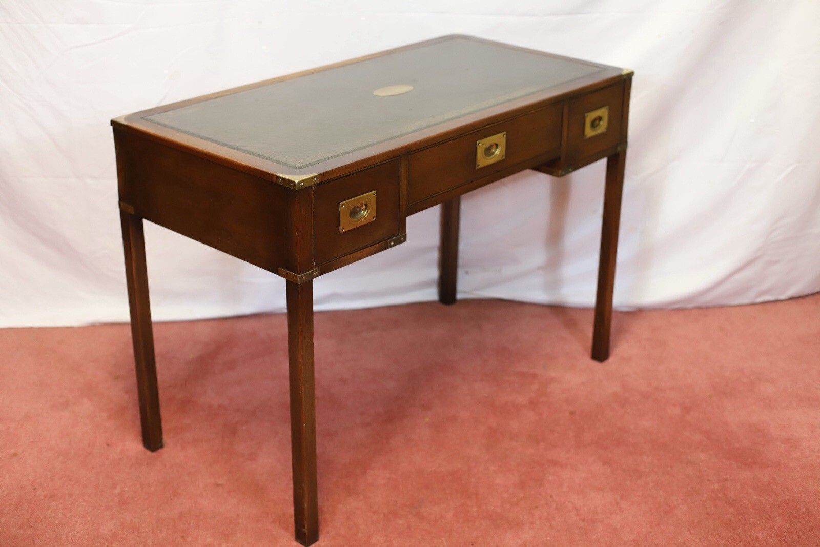 Reprodux Bevan Funnell Lovely Military Campaign Style Writing Desk photo 1836.0