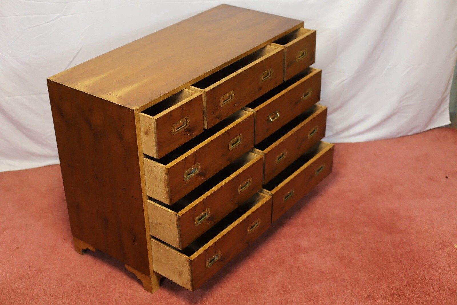 Beautiful Military Campaign Chest Of Drawers photo vinterior