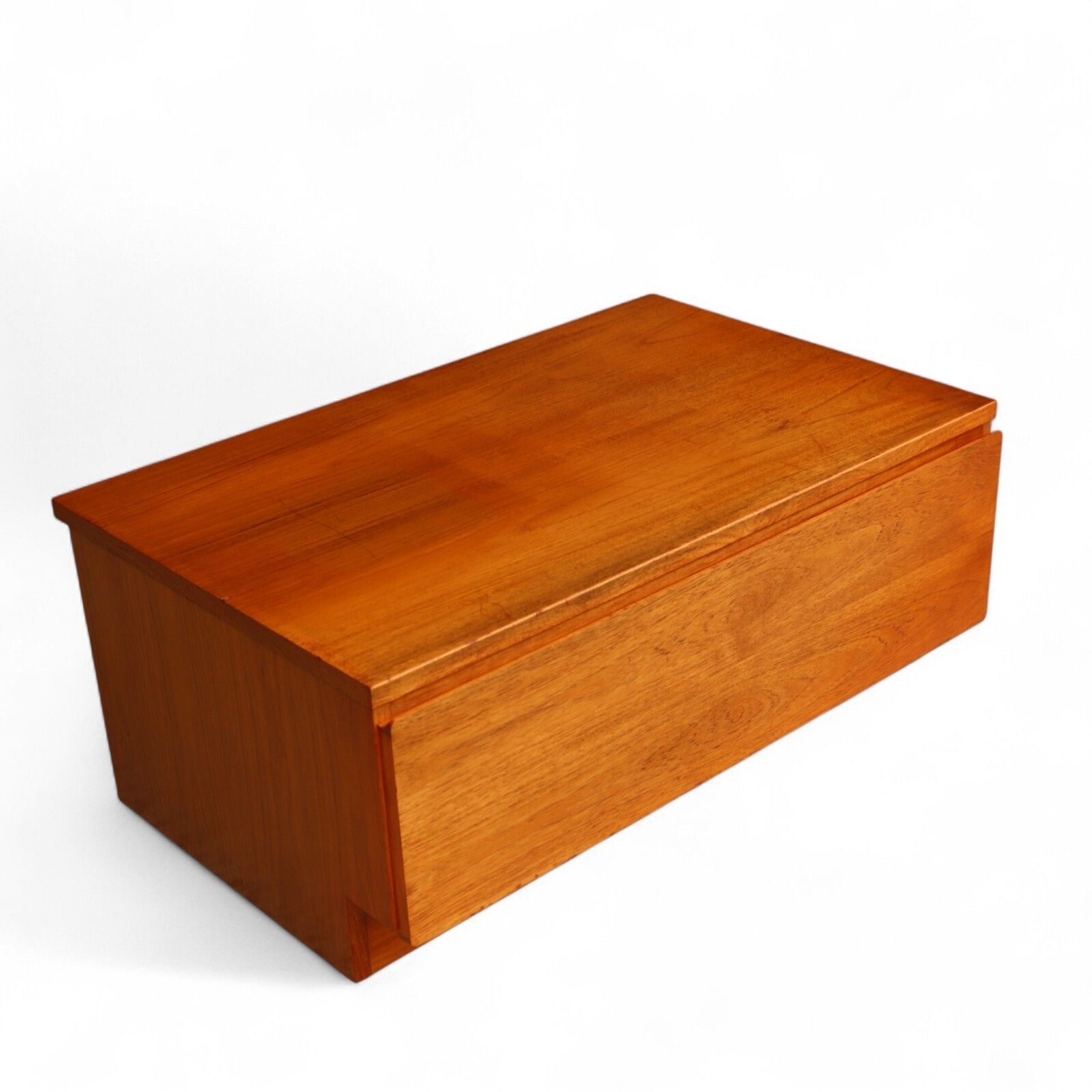 Mid Century Beaver & Tapley Teak Single Drawer Tv Stand / Media Cabinet photo for sale