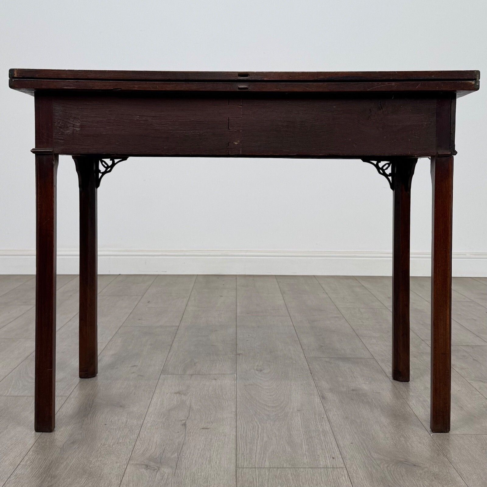 Antique 18th Century Georgian Tea Table In Mahogany ( Af 5390 ) photo vinterior