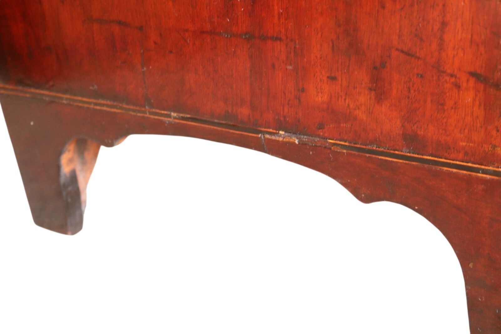 Antique Early Victorian Mahogany Chest Of Drawers   19th Century photo vintage