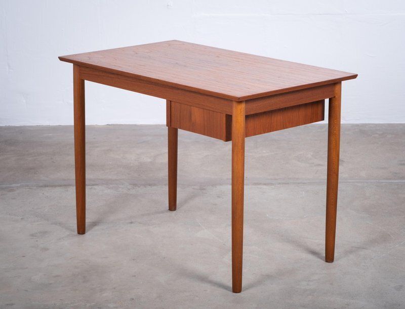 Mid Century Danish Teak Desk, 1960s photo vintage