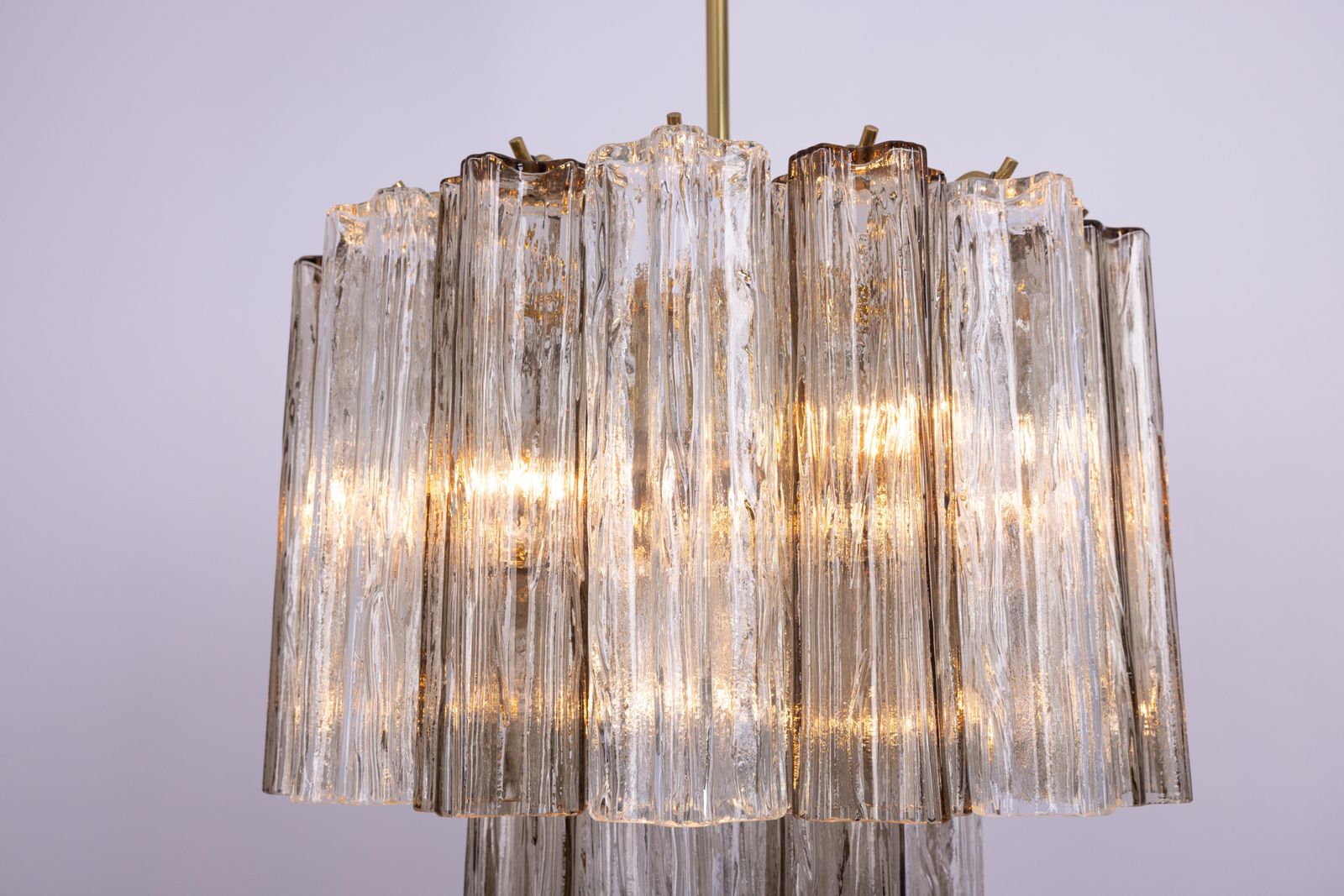Large Tronchi Murano Glass Chandelier By Venini For Kalmar, Austria, 60s photo 2221.0