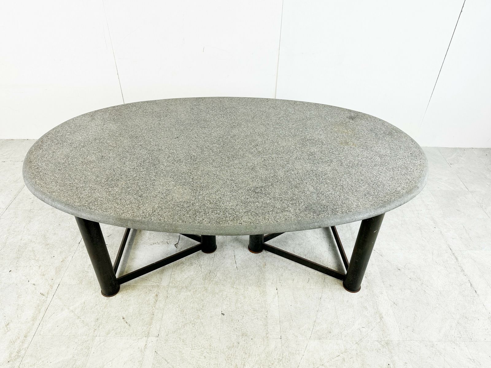 Oval Dining Table In The Manner Of Jan Vlug, 1970s photo furniture