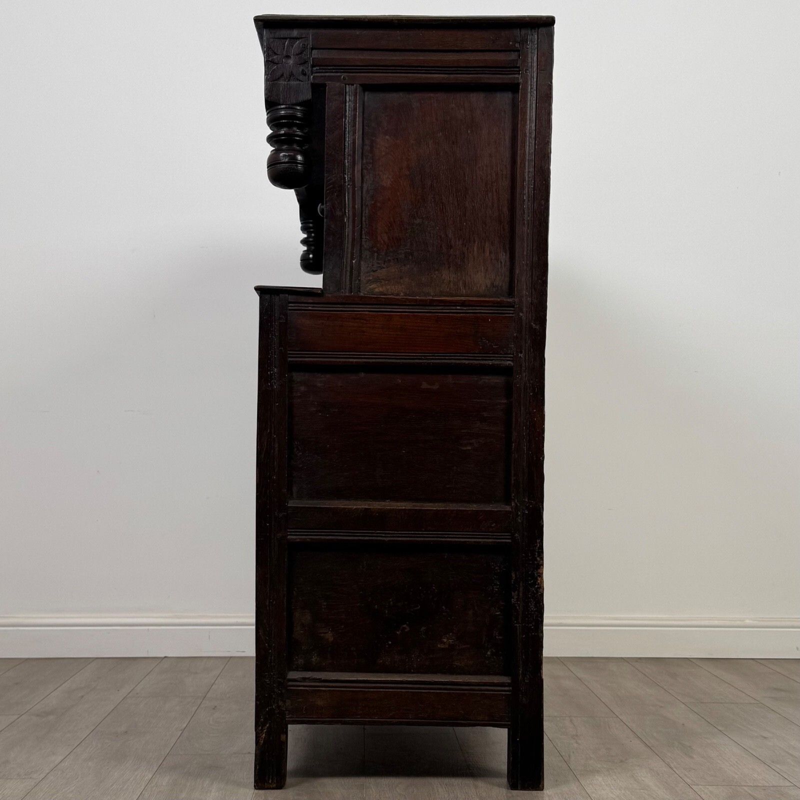Antique 18th Century Small Georgian Court Cupboard In Oak ( Af 5379 ) photo Furniture