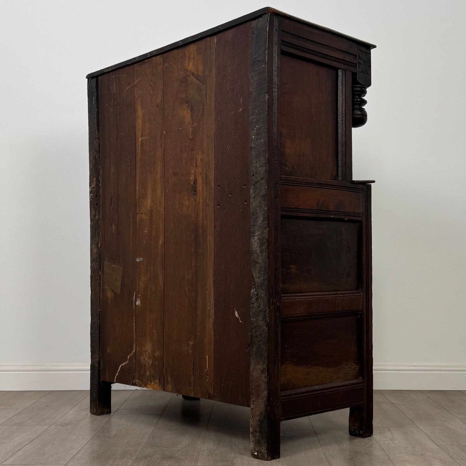 Antique 18th Century Small Georgian Court Cupboard In Oak ( Af 5379 ) photo buy