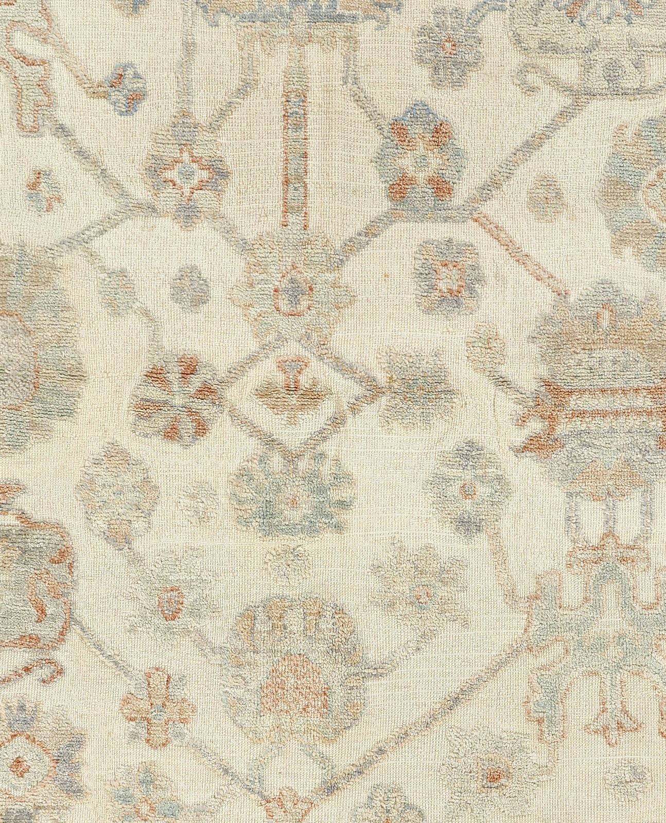 Turkish Oushak Hand Knotted Wool 4x6 Area Rug photo 388.0