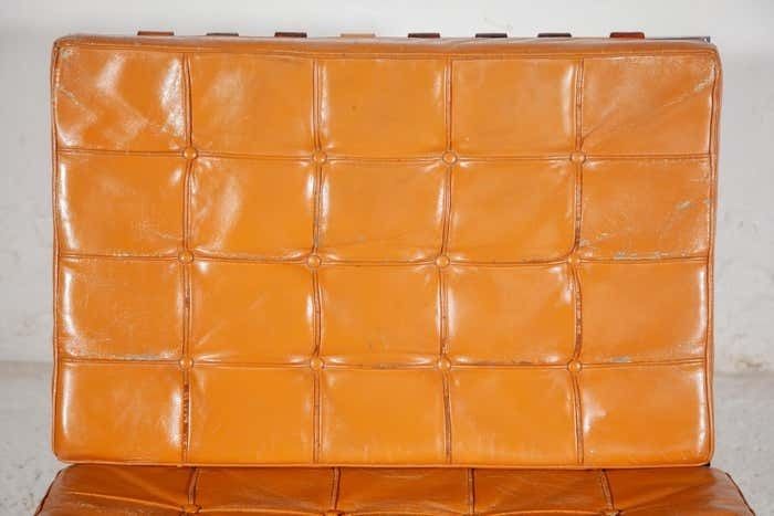 Vintage 1970s Barcelona Lounge Chairs Set Of 2 By Mies Van Der Rohe For Knoll photo vintage