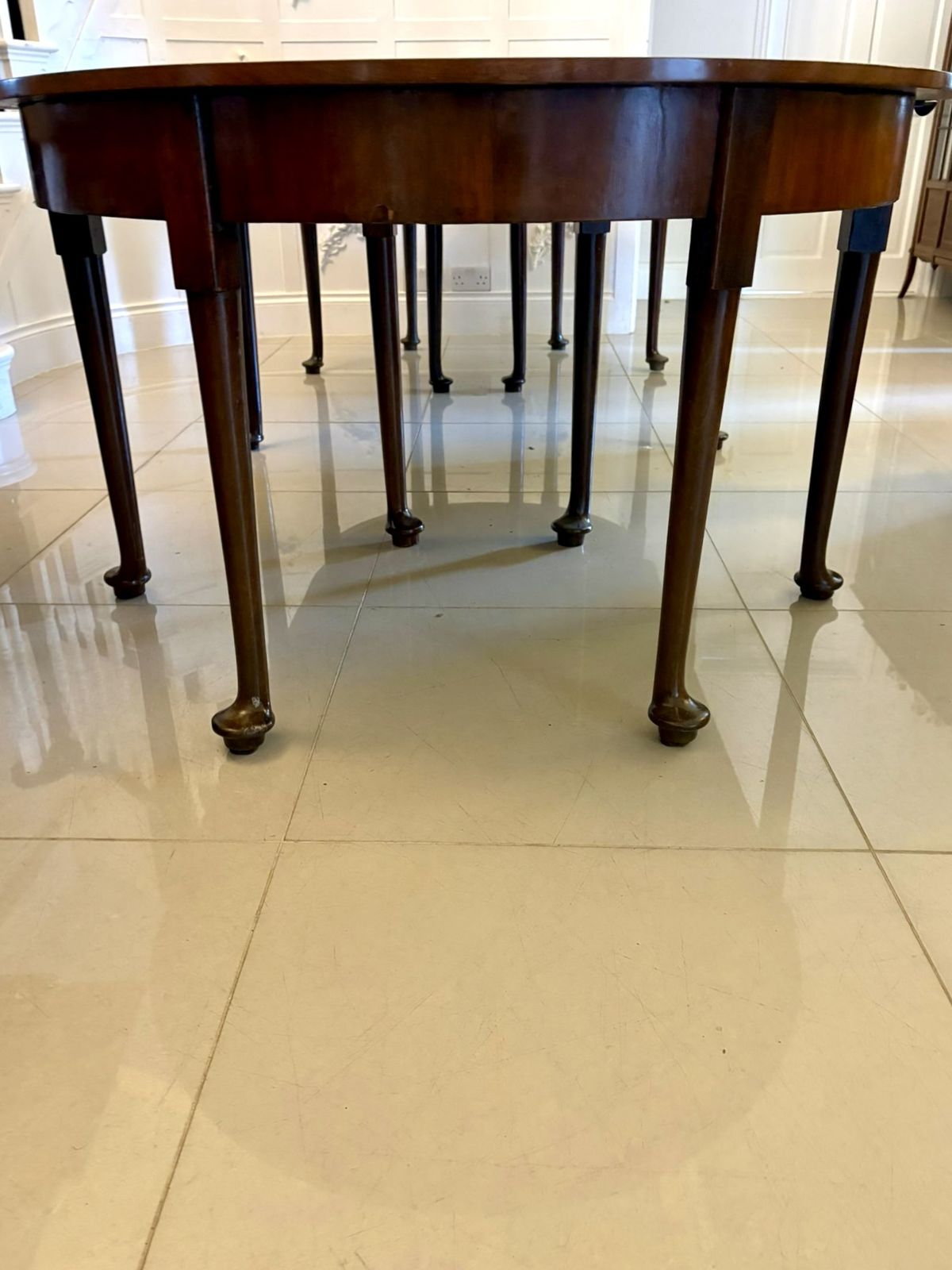 Antique Rare Figured Mahogany Metamorphic Dining Table 12 Seater photo buy