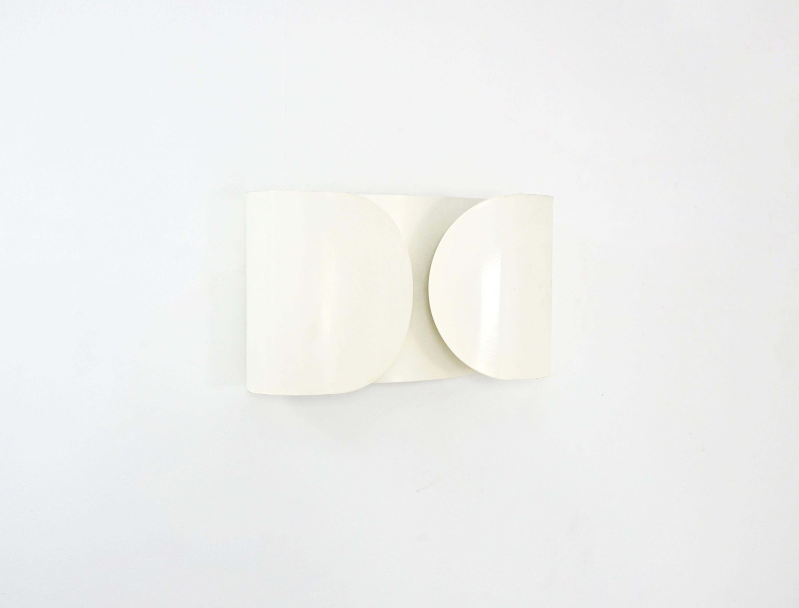 White Foglio Sconce By Tobia & Afra Scarpa For Flos, 1960s photo Lighting