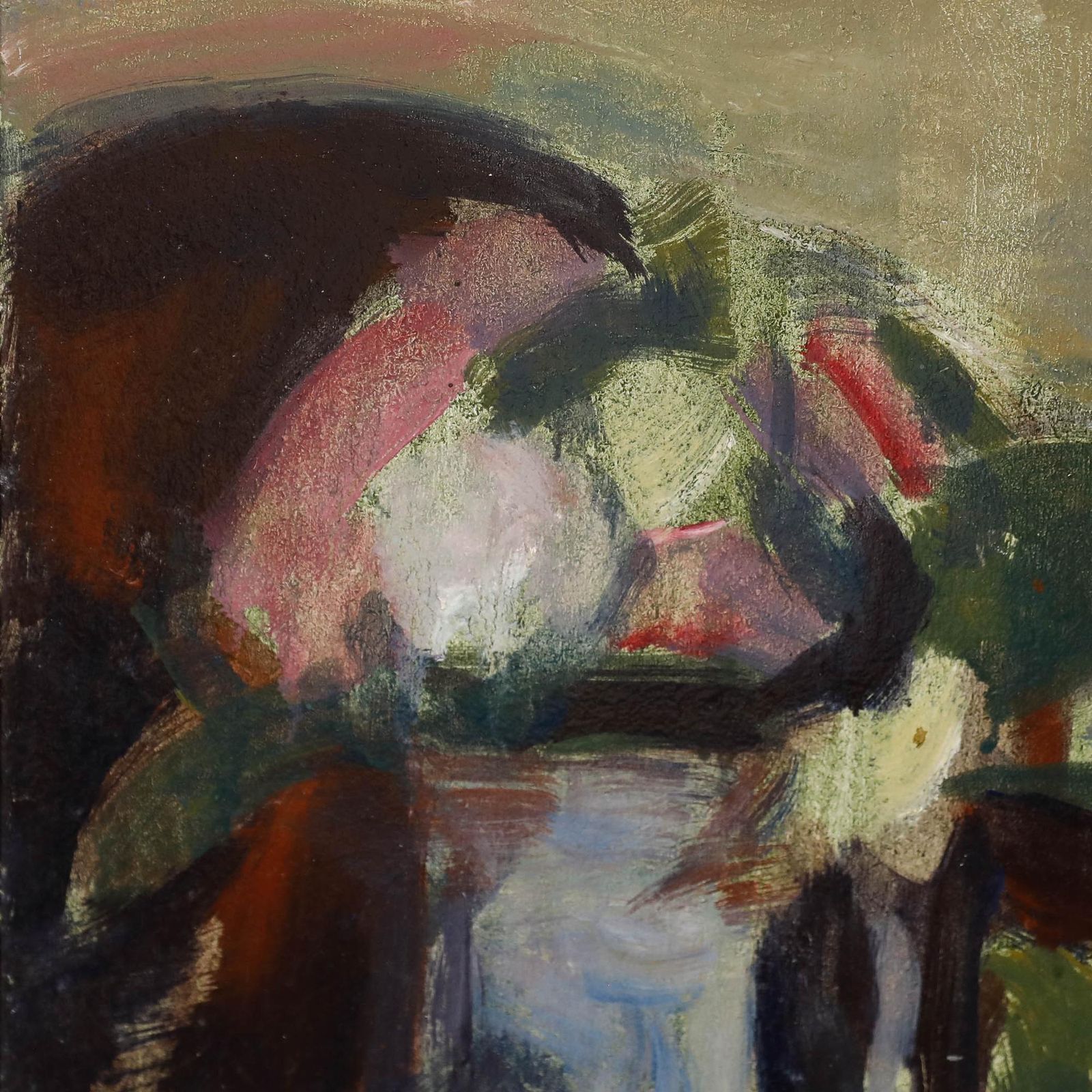 Attrib. Willem Kouwer Boomkens (1911 1991)  20th Century Oil,An Abundant Bouquet photo Art