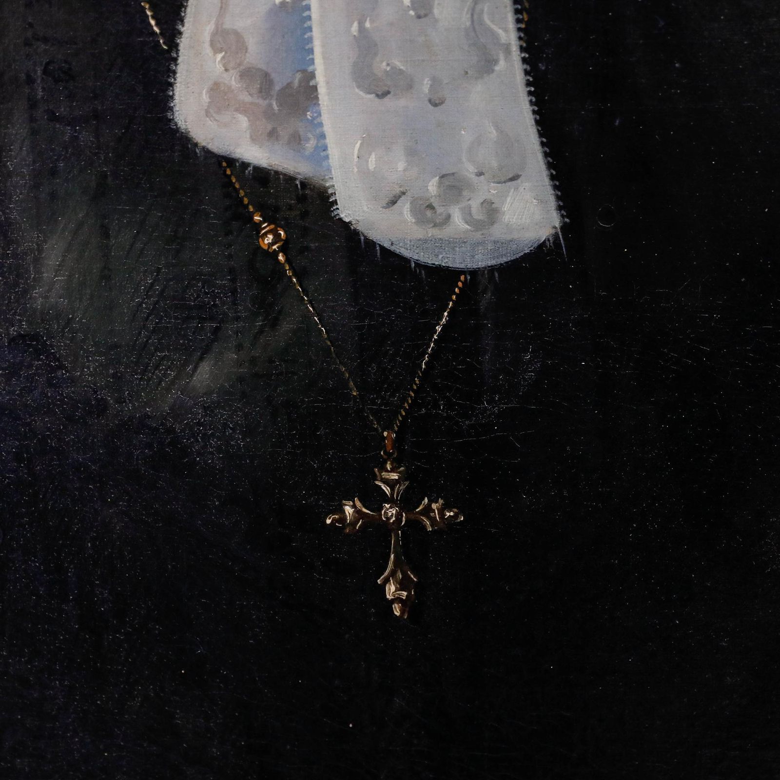 1851 Oil   Lady In Silk And Lace photo buy