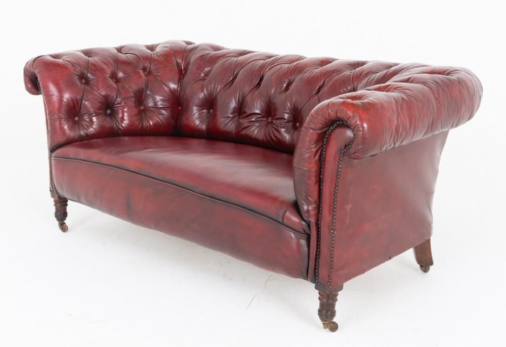 Victorian Chesterfield Sofa Couch Period 1880 photo for sale