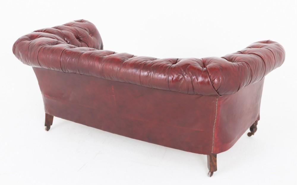 Victorian Chesterfield Sofa Couch Period 1880 photo Furniture