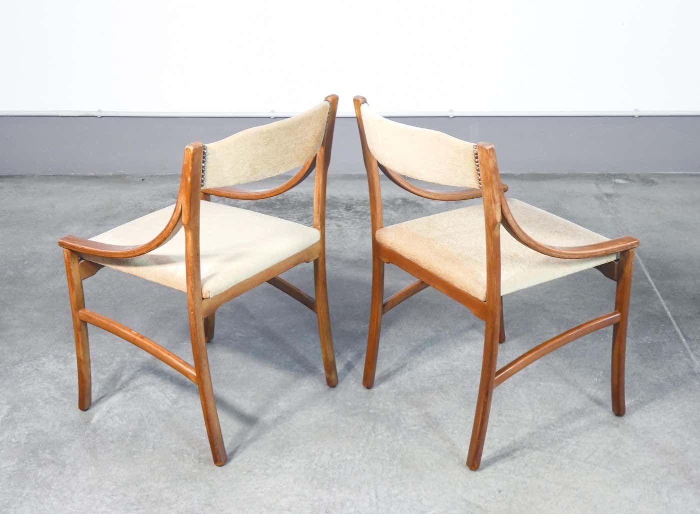 photo vinterior Set Of Four Chairs, Design By Silvio Cavatorta. Italy, 50s