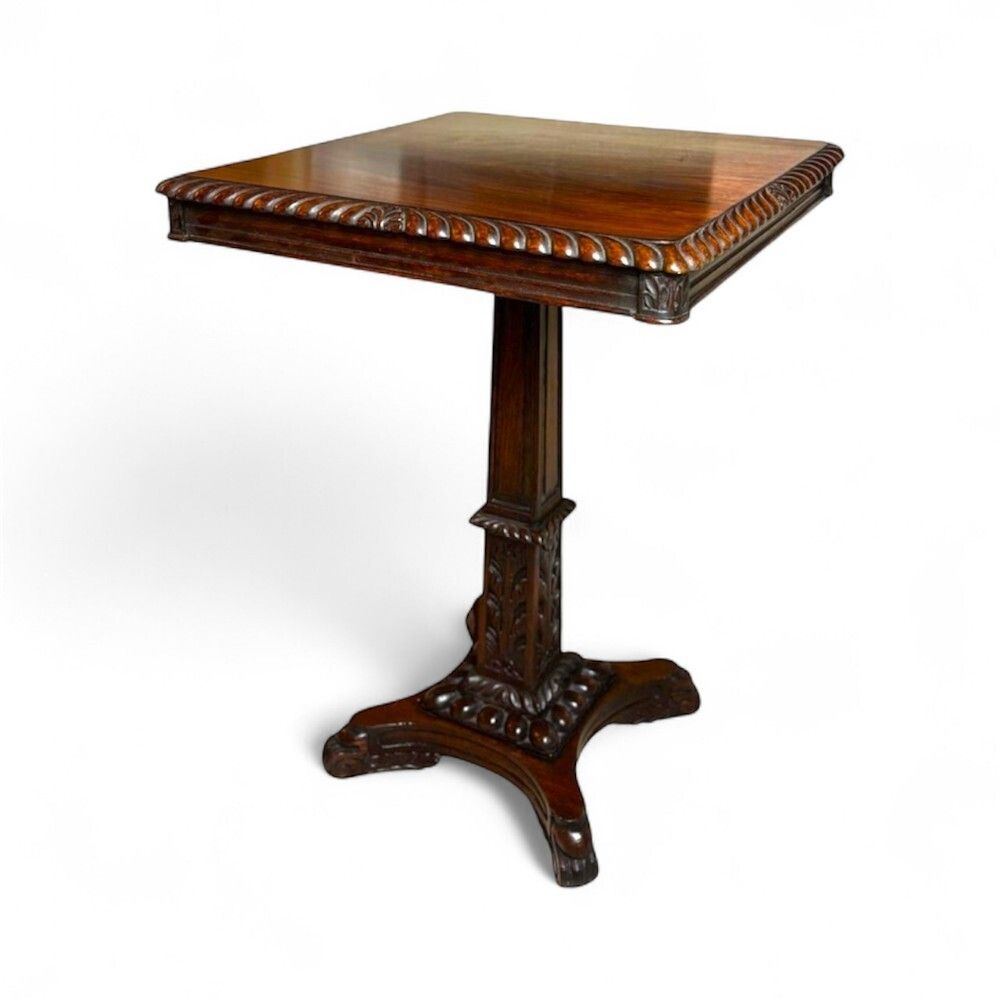 19th Century Padouk Tilt Top Side Table photo 2100.0