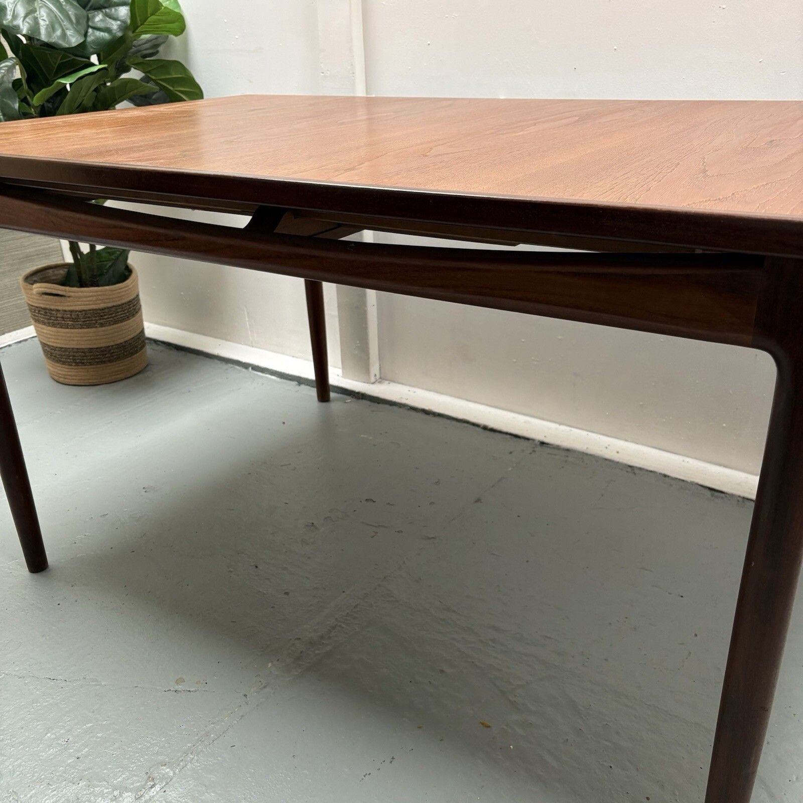 Iconic Ib Kofod Larsen G Plan Teak Extending Dining Table Seats Up To 12 photo 1195.0