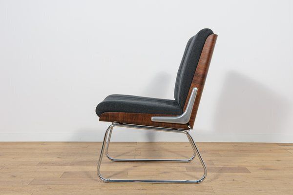 2902.0 Chrome And Rosewood Chairs From Gordon Russell, United Kingdom, 1970s, Set Of 4 photo
