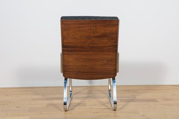 photo vinterior Chrome And Rosewood Chairs From Gordon Russell, United Kingdom, 1970s, Set Of 4