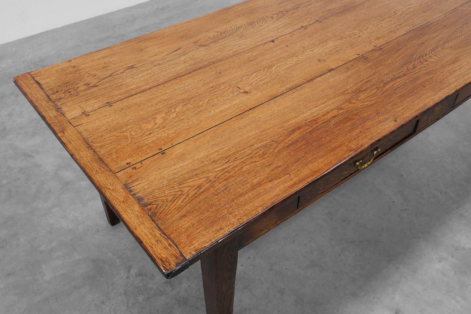 4968.0 French Provincial Farmhouse Table In Oak, 1800s photo